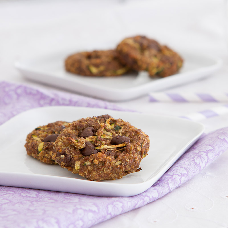 Quinoa Chocolate Chip Zucchini Cookies Healthful Pursuit