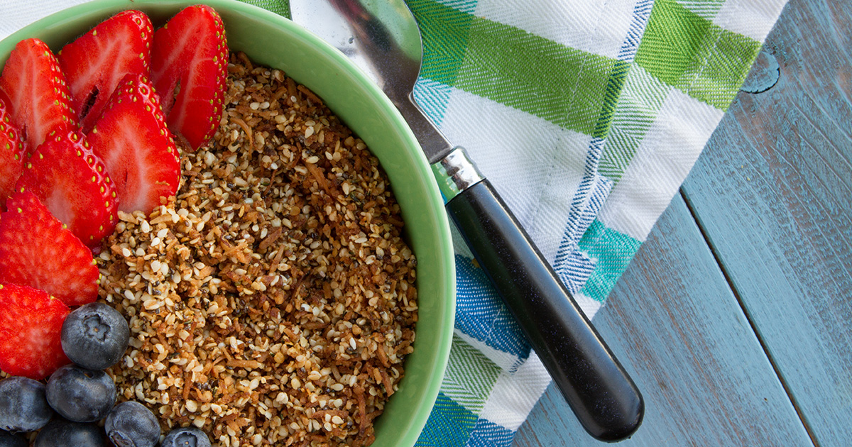 No Nuts! Keto Granola Dust Healthful Pursuit