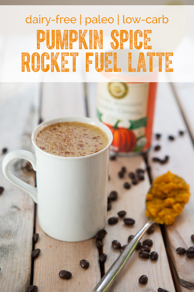 Keto Dairy-free Pumpkin Rocket Fuel Latte | Healthful Pursuit