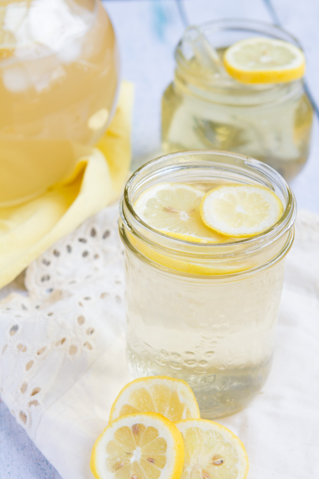 No Sugar Green Tea Lemonade | Healthful Pursuit