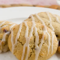 Glutenfree Cranberry Cream Cheese Sugar Cookies  Healthful Pursuit